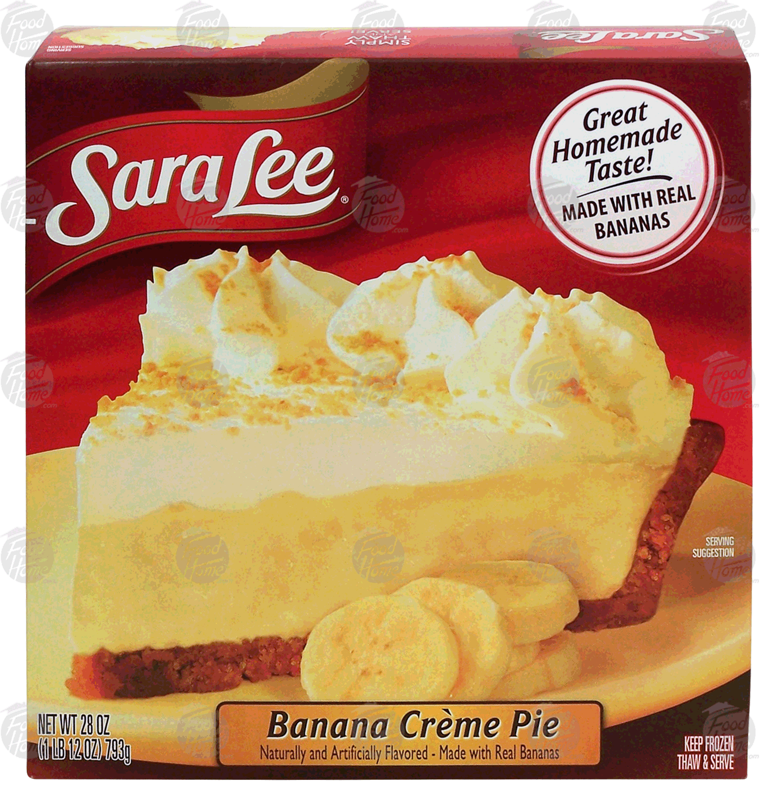 Sara Lee  banana creme pie made with real bananas Full-Size Picture